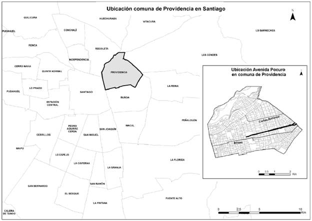 District of Providencia and Pocuro Ave.
