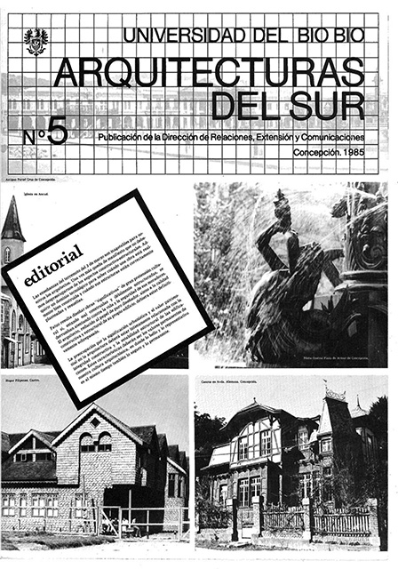 					Ver N.5 (1985): ARQUITECTURAS DEL SUR N° 5
				