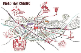 Collaborative mapping of housing in Bollullos de la Mitación.