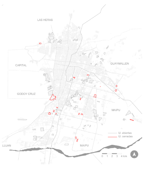 Units with open access and units with gated access in the AMM.