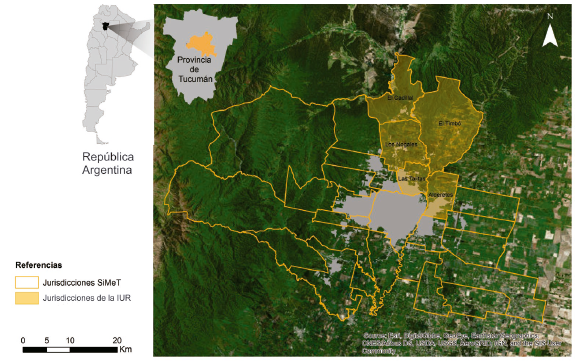 Localización del área de estudio