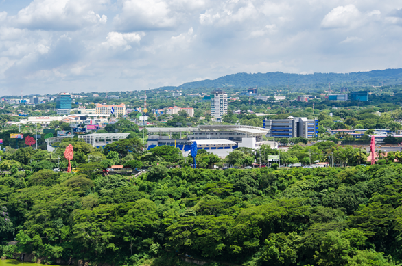 View of Managua from the Northern-Central Area.
